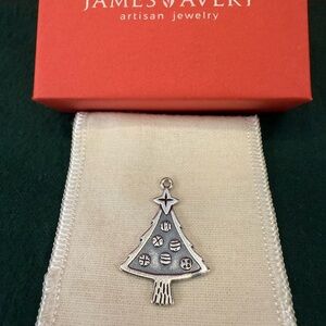 James Avery Retired Sterling Silver Christmas Tree Charm